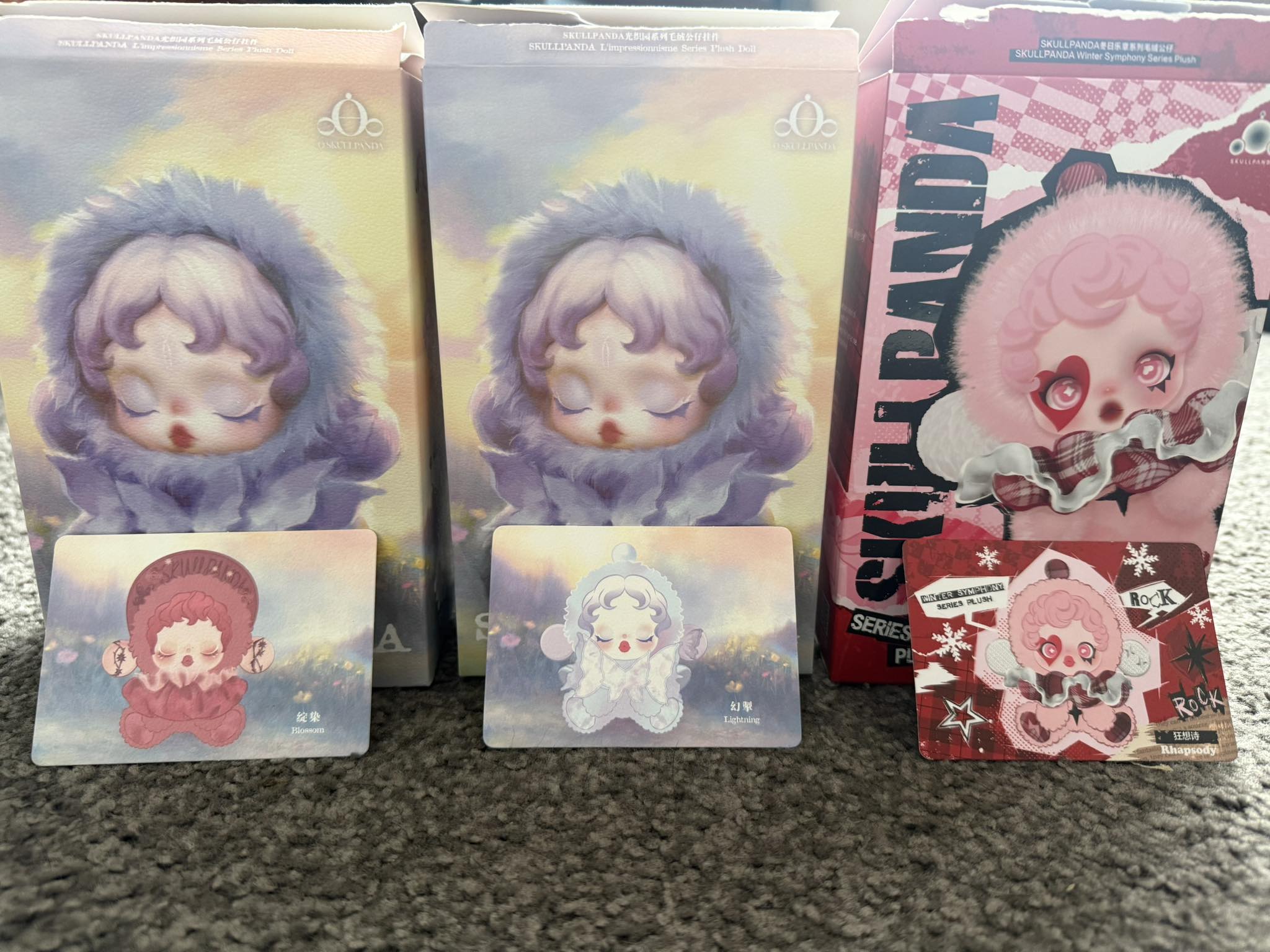 WTS ⭕️🏠➗ SkullPanda Sunset Shimmer Secret Set