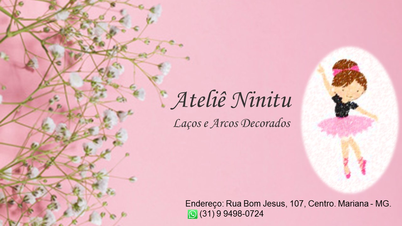 Ateliê Ninitu - Laços e Arcos Decorados