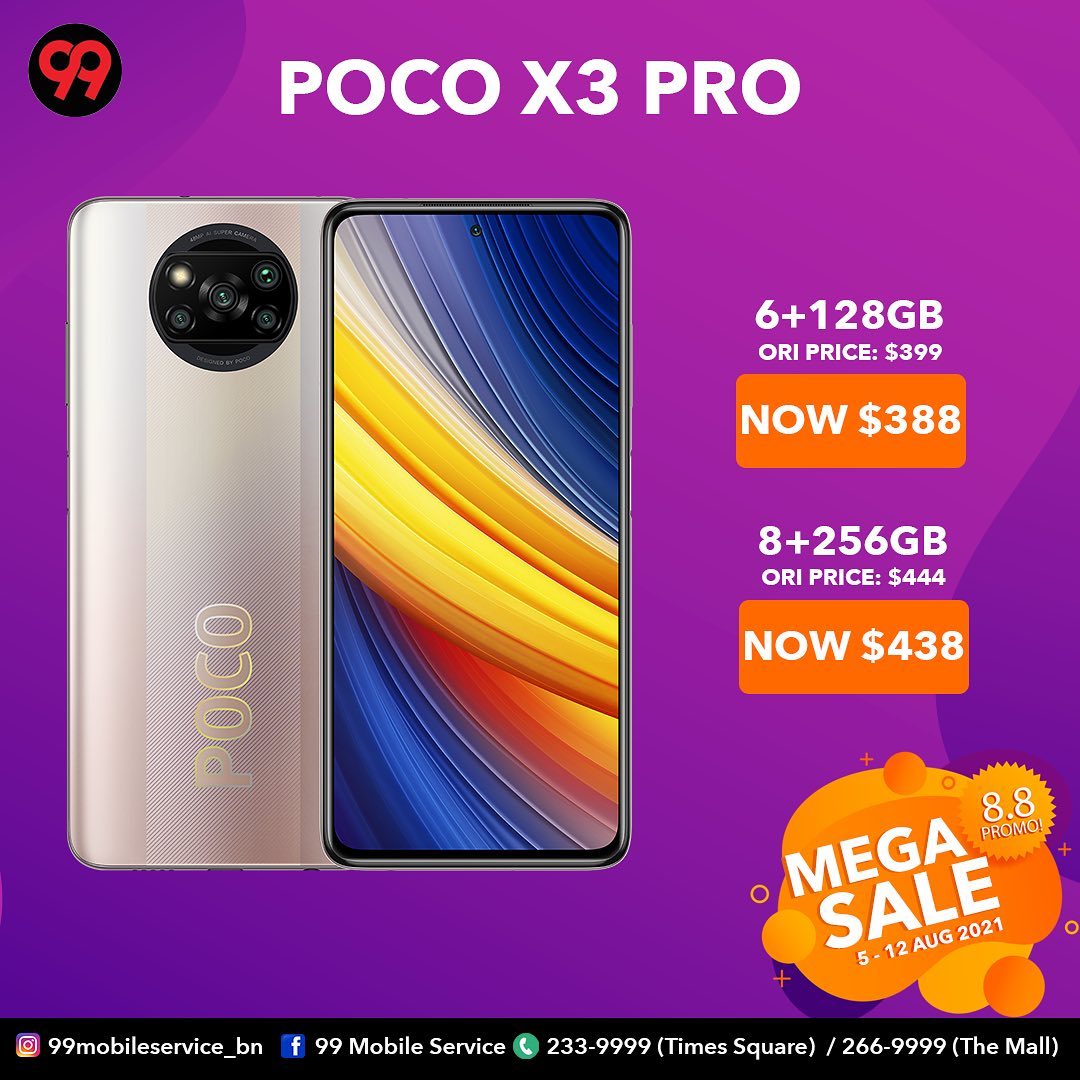 The POCO X3 Pro is now on promotion.... - 99 Mobile Service