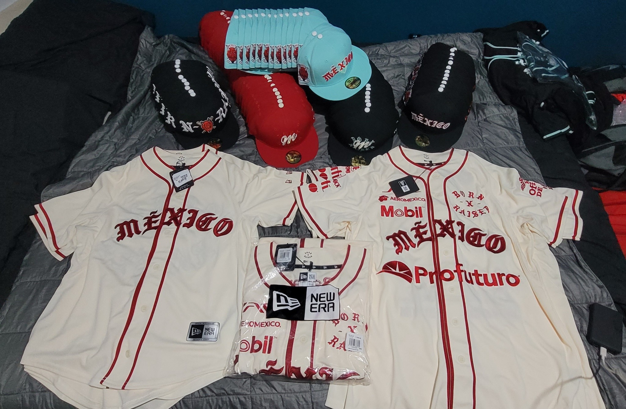 NEW ERA DIABLOS ROJOS DEL MEXICO! ?? BORN X RAISED COLECCION 