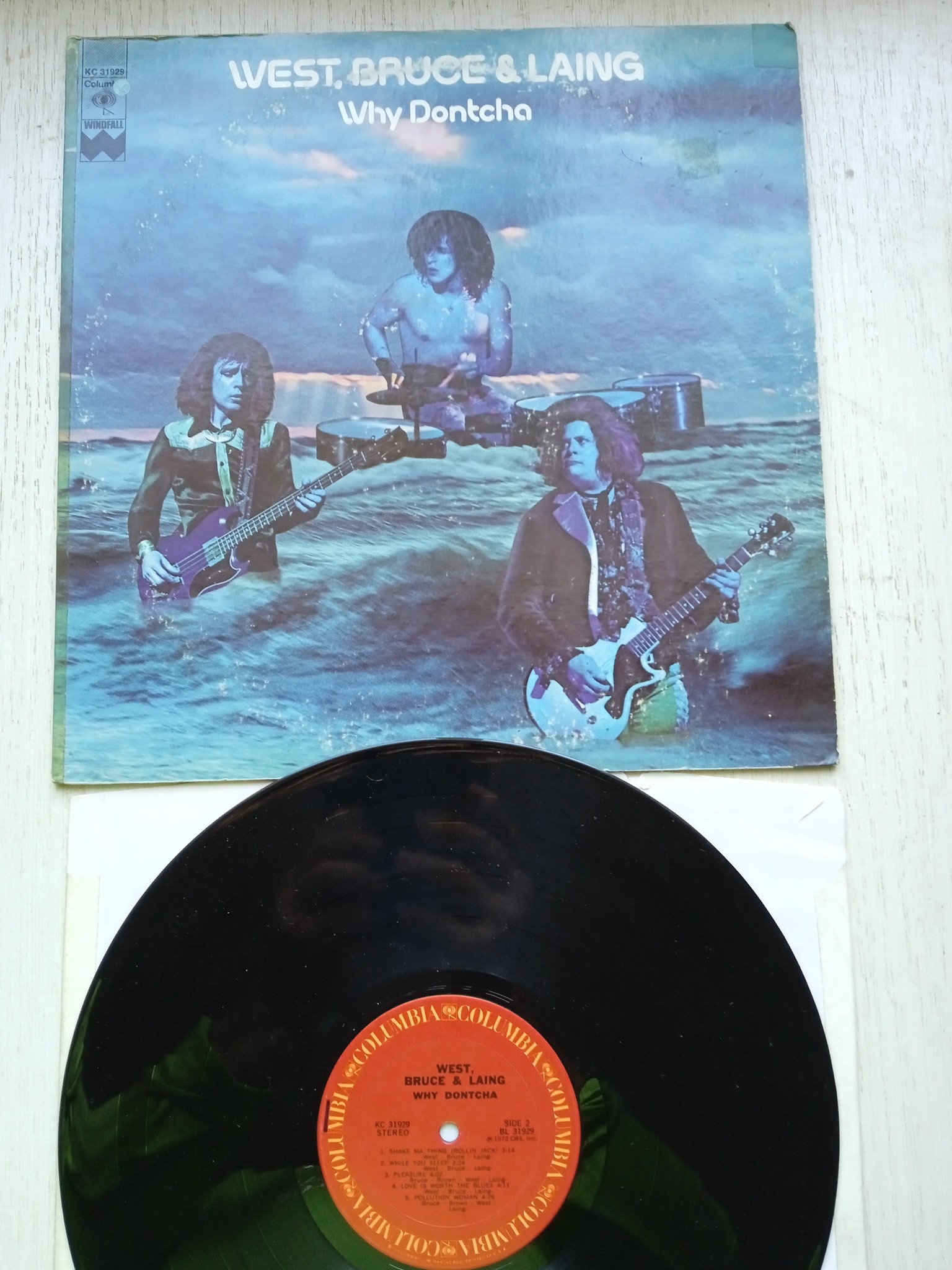 LA BIONDA Germany, vg- 150 SANTANA 1976 England, vg- 150 WEST 