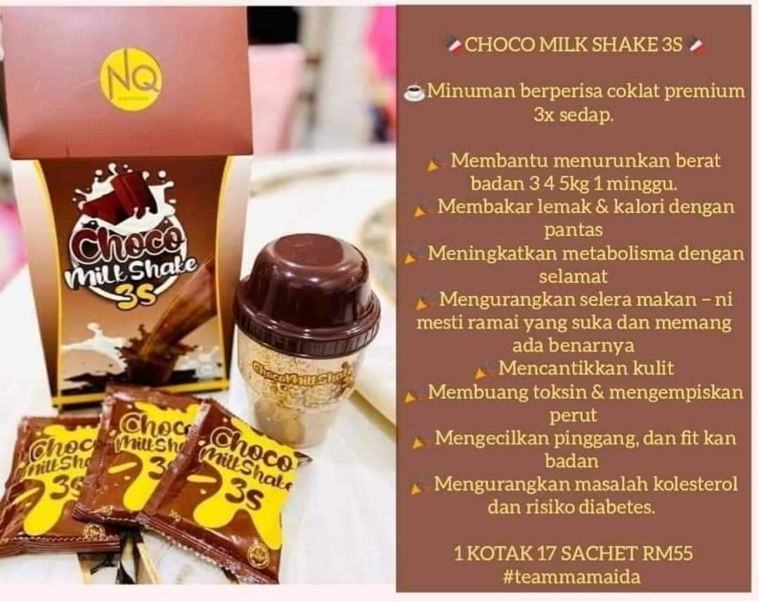 Choco Milk Shake 3s Minuman Siti Amira Junior Facebook