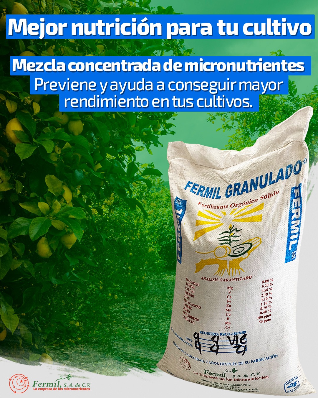 Fermil Granulado es una mezcla de... - Fermil Fertilizantes | Facebook