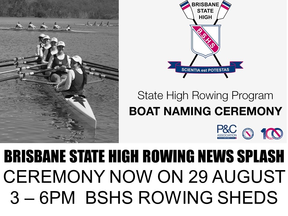 The State High Rowing Program... - Brisbane State High School