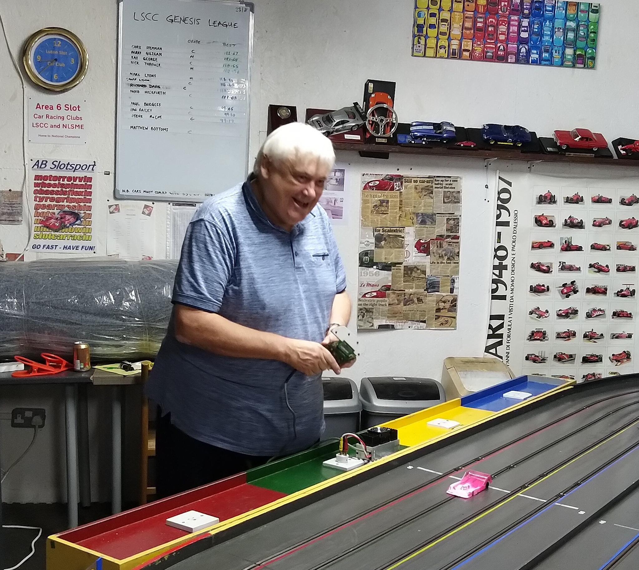 Luton Slot Car Club | Terry gets the honour of qualifying first for the ...