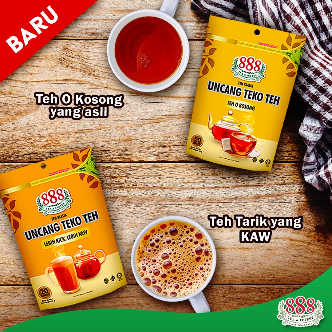 Ada dua pilihan di tangan anda! 👏 Nak... - 888 Tea & Coffee | Facebook