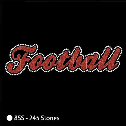 Funtimescrapbooking - Freebie Rhinestone Logo #13 - Football with ...