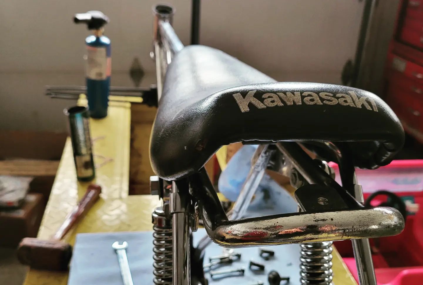 One of the rarest Kawasaki from the 70s BX200 BMX Race Bike