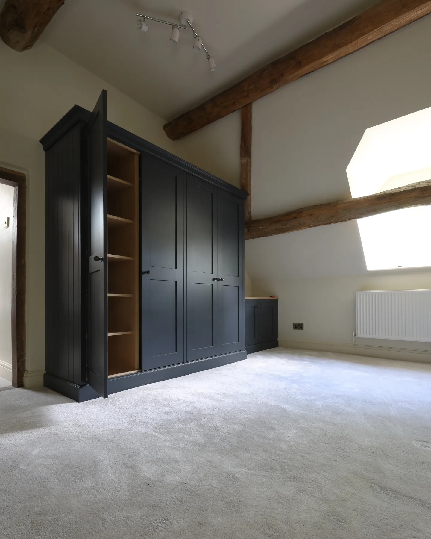 Blue shaker wardrobes from this... - TW Bespoke Interiors | Facebook