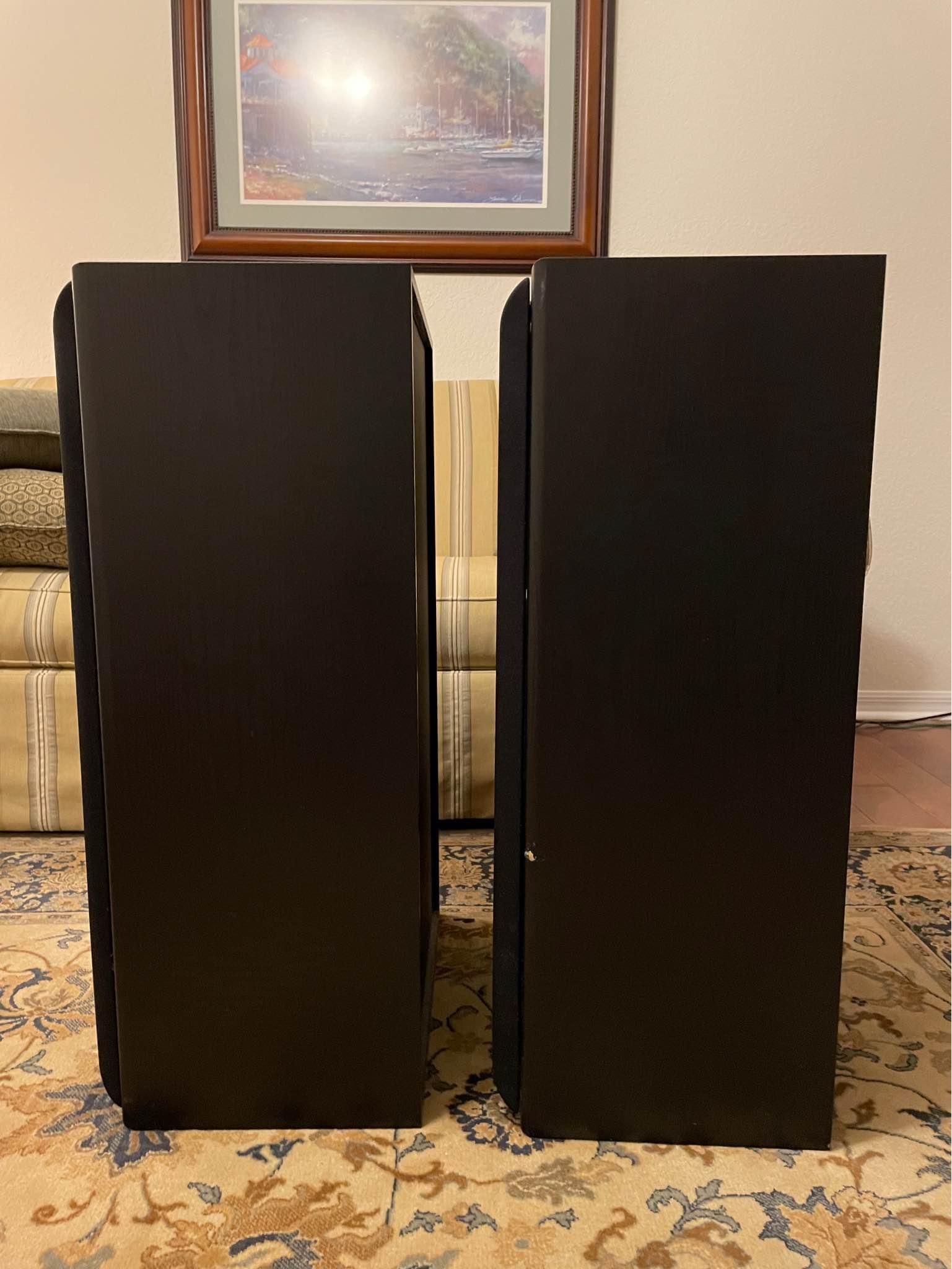 Cicena Cleo Neon illuminated speakers - pair. They have been