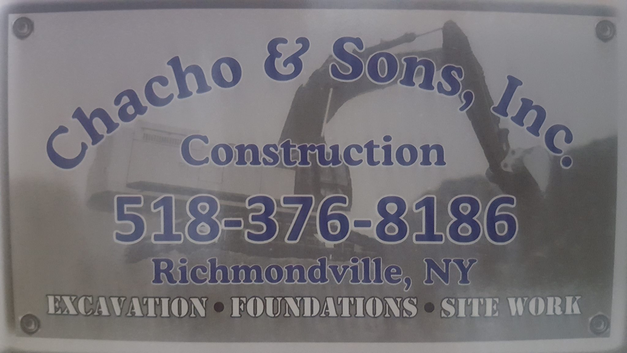 Chacho & Sons, Inc. | Richmondville NY