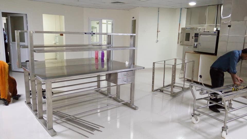 CSSD modular sterilizing baskets and trays