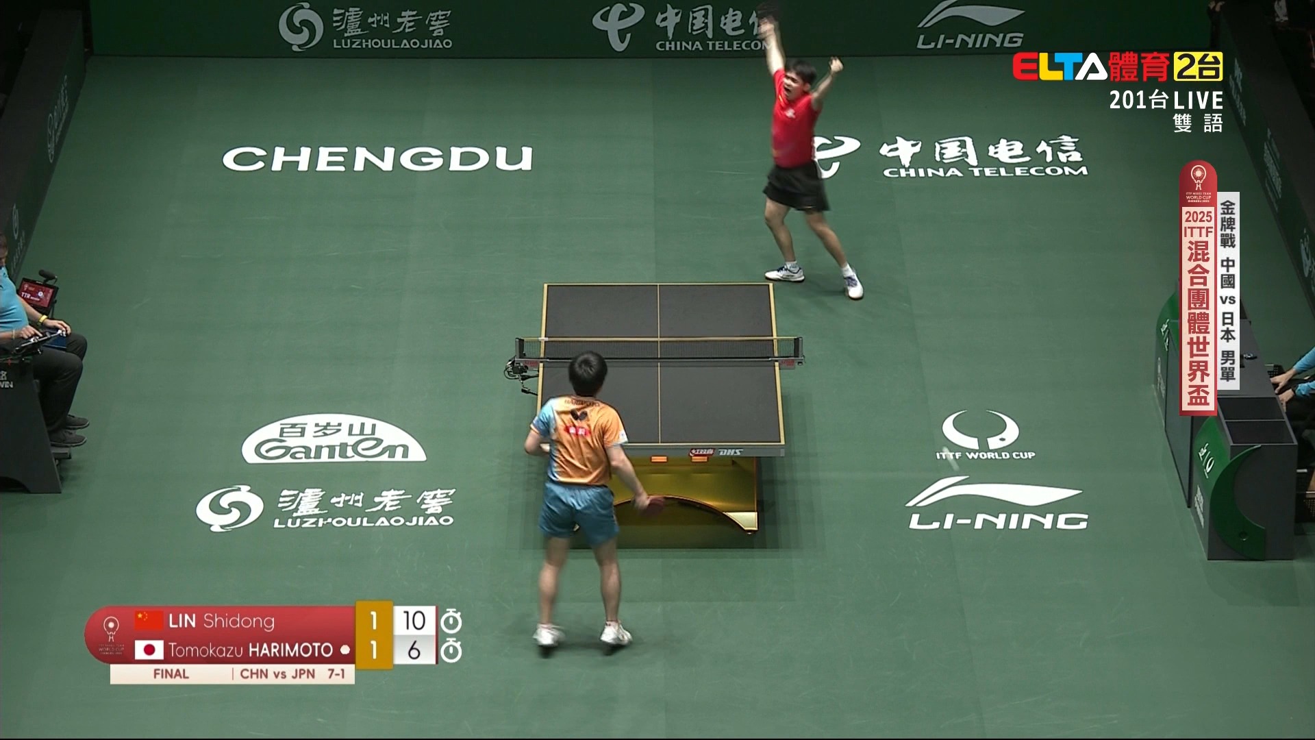 桌球(Table Tennis)愛好者聯盟 | 日本隊最後的救贖張本智和開場就打林詩棟打個8-1 | Facebook