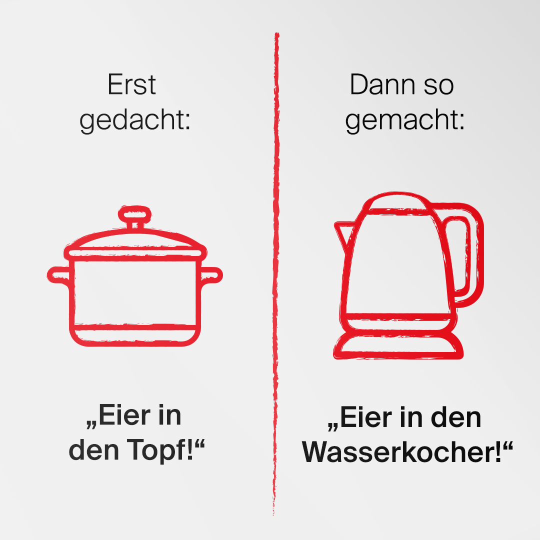 lifehacks Eier im Wasserkocher kochen? Klingt komisch, funktioniert aber. Dafür musst du nur den Deckel des Geräts offen lassen, sobald das Wasser zu blubbern beginnt. 😮 Dadurch schaltet sich der Kocher nicht