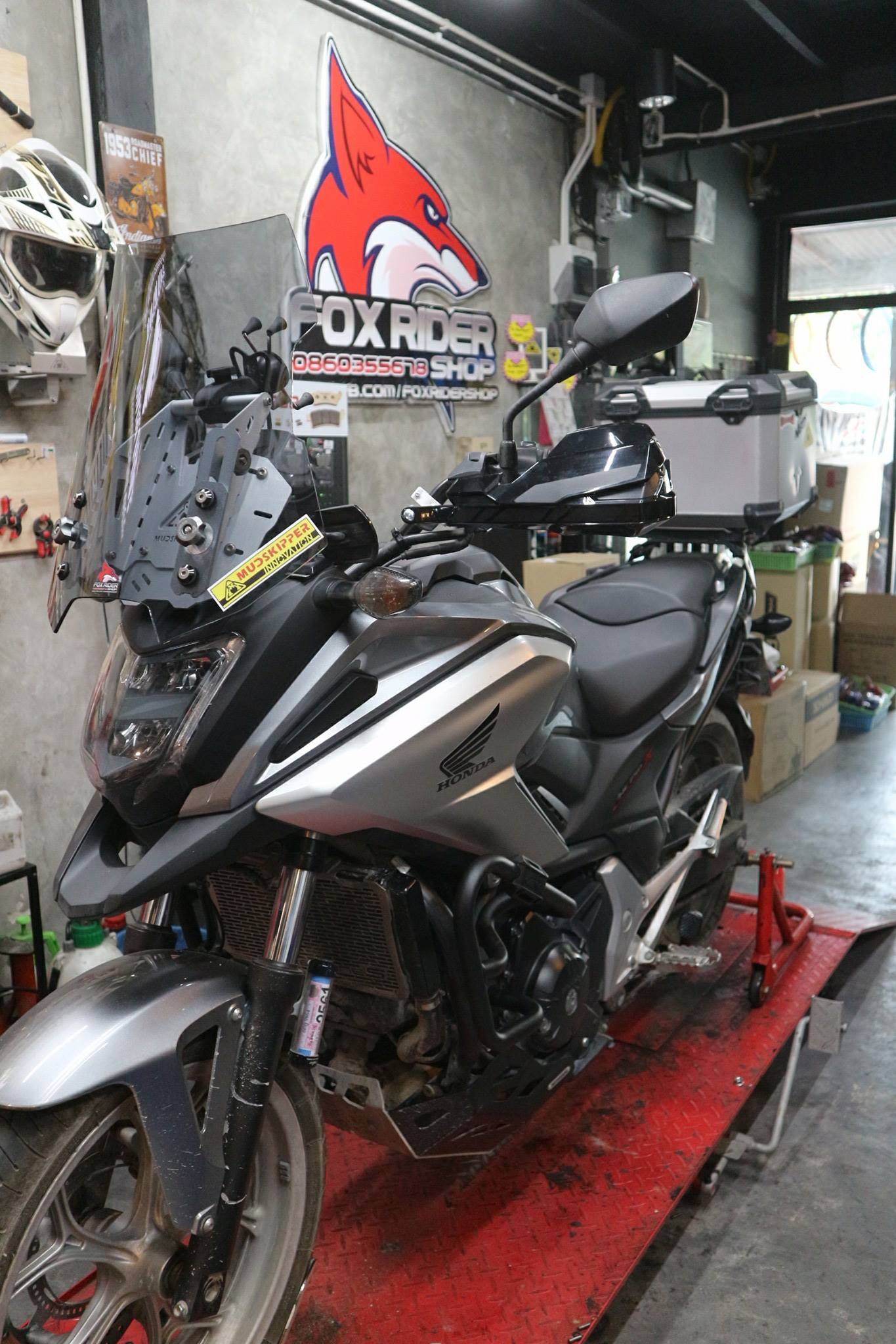 Fox Rider Shop - แคชบาร์Givi NC750 9300 การ์ดแฮนด์โครงอลูมิเนียม 2900 ...