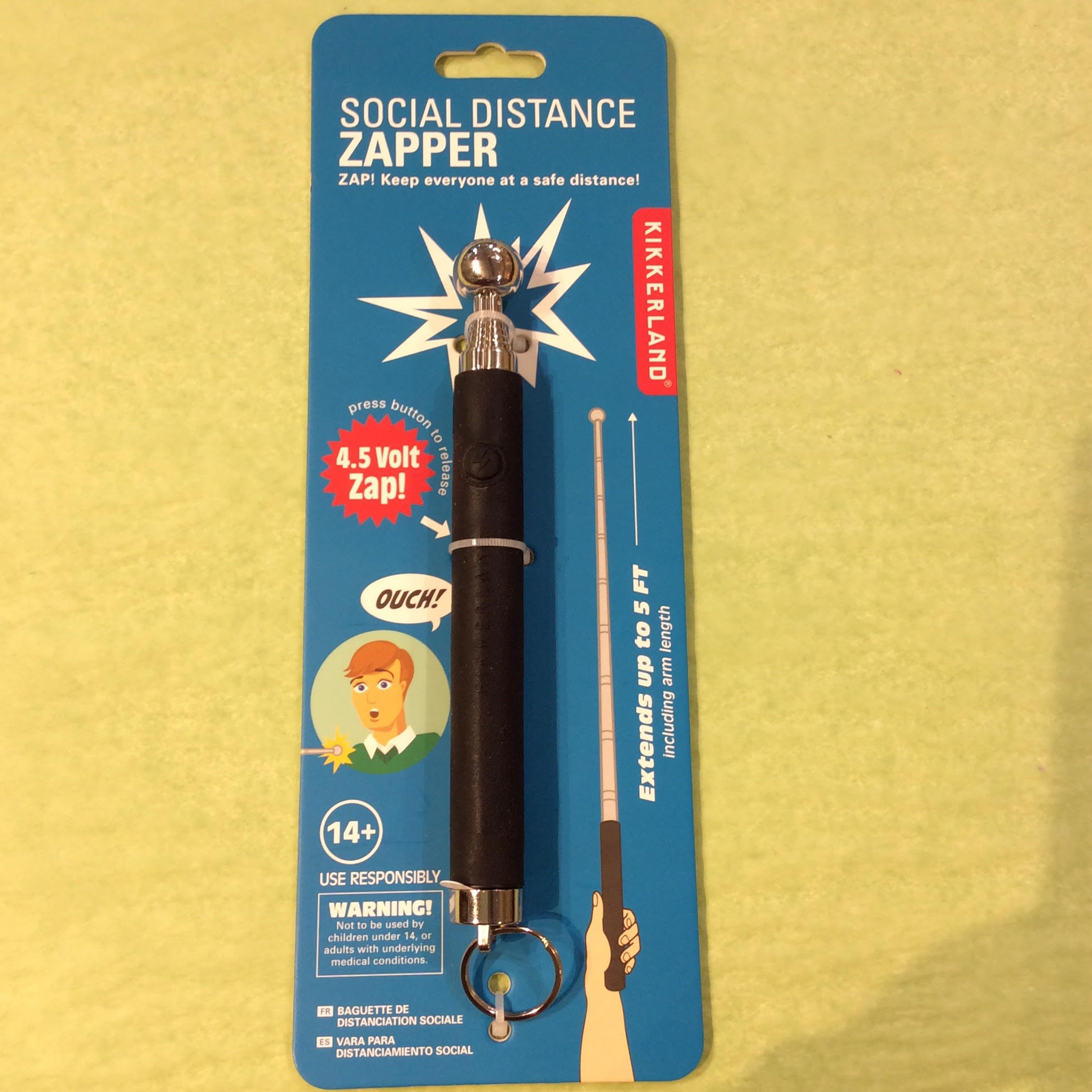 Social distance zapper for responsible use