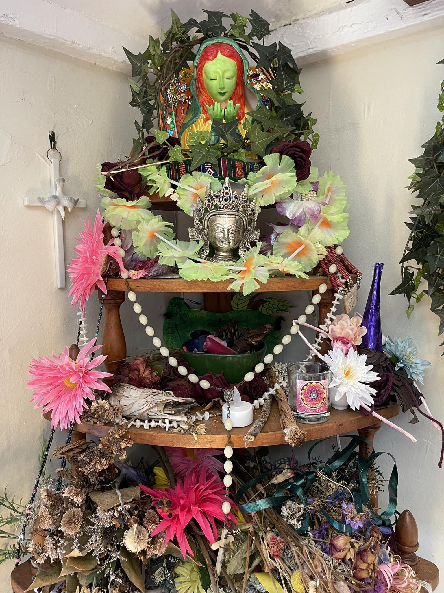 There was an arts and crafts Faire today in town and I found Her 