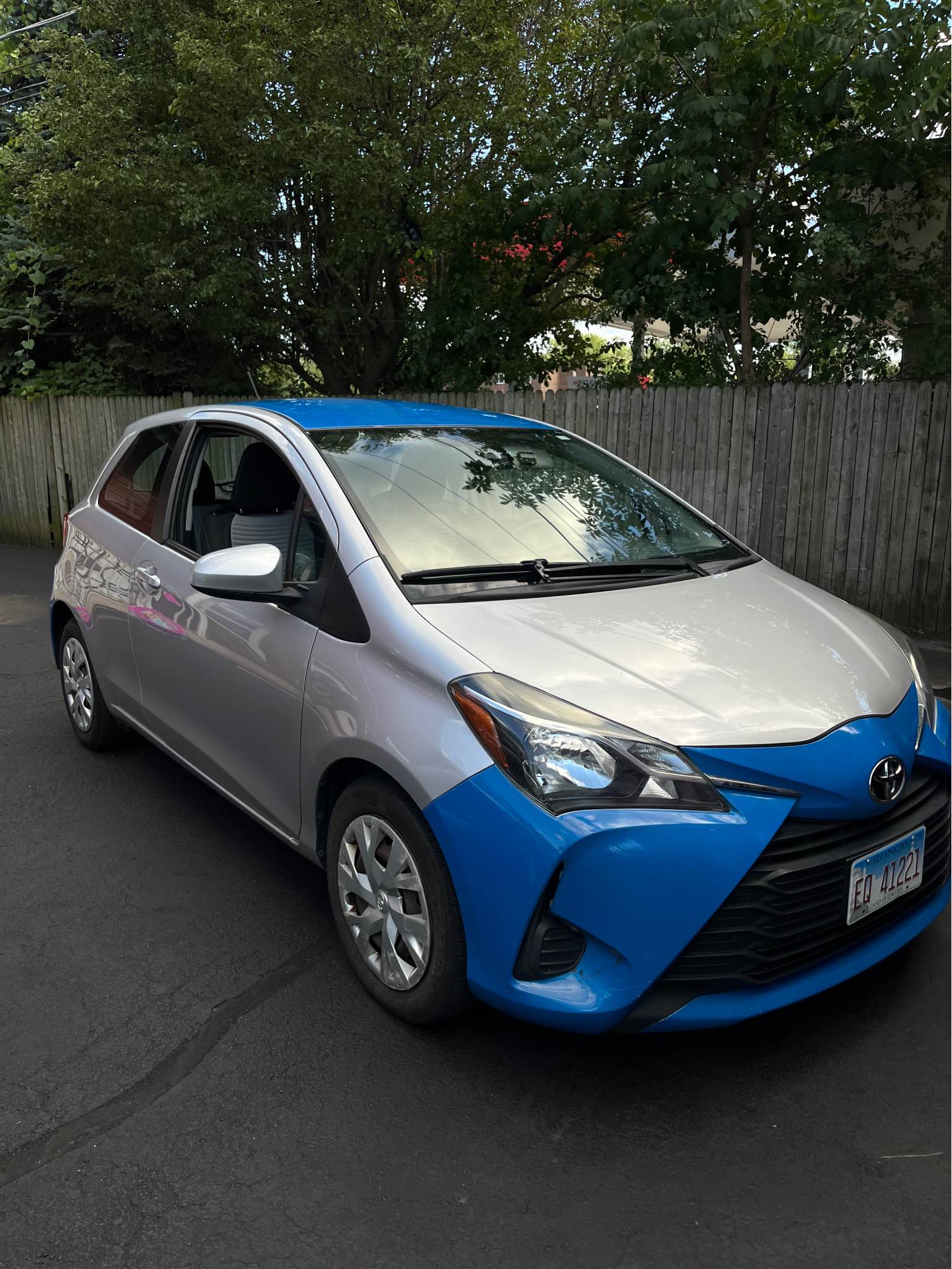 Toyota YARIS hatchback 2012-18 OE factory style ABS rear roof spoiler-unpainted