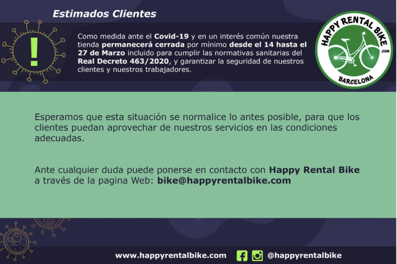 Happy Rental Bike | Barcelona