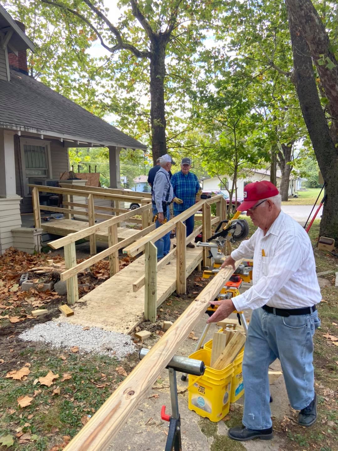 Wheelchair ramp for... - Hearts and Hammers of Southwest MO