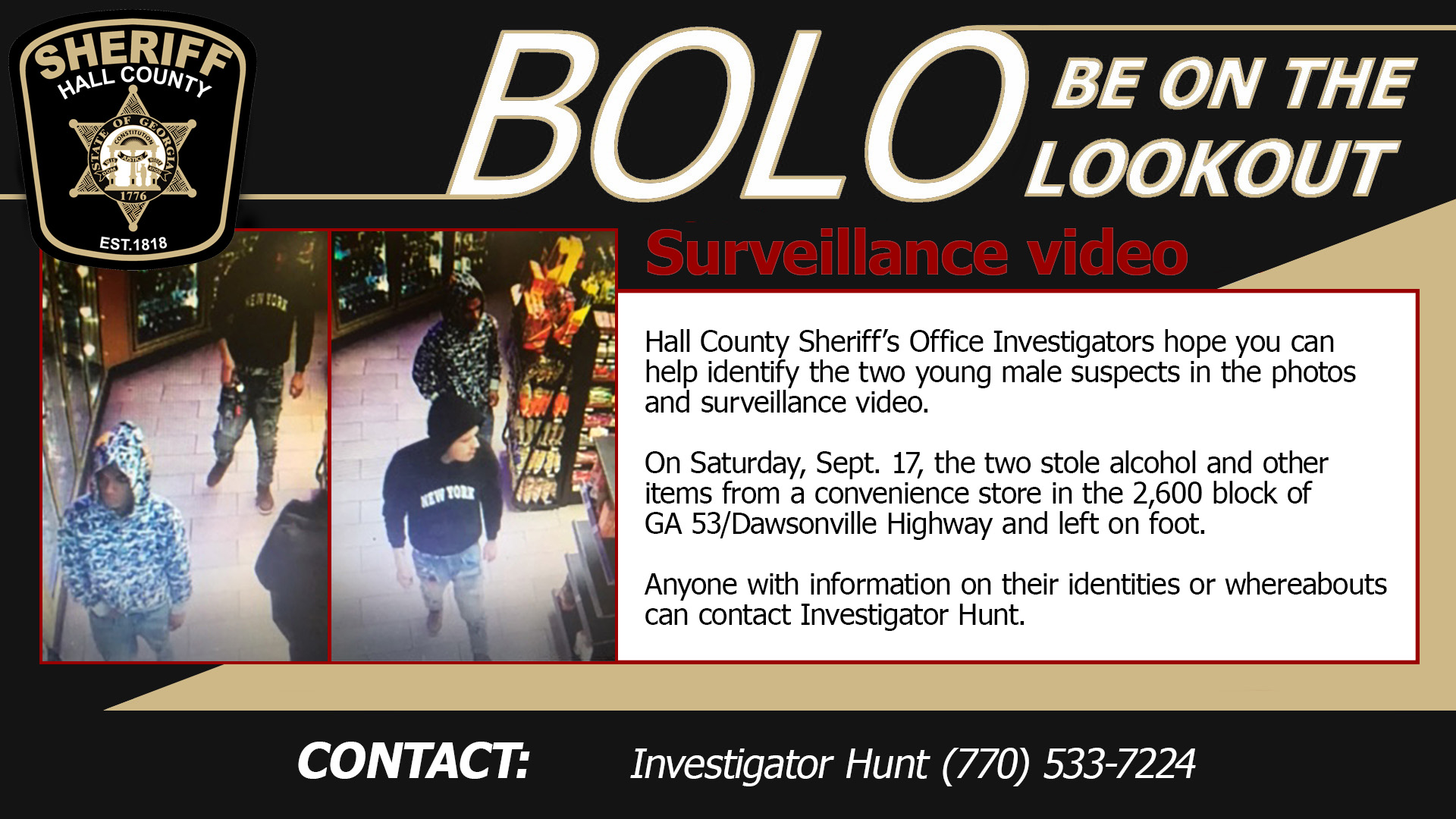 Take a look at the... - Hall County Sheriff's Office | Facebook