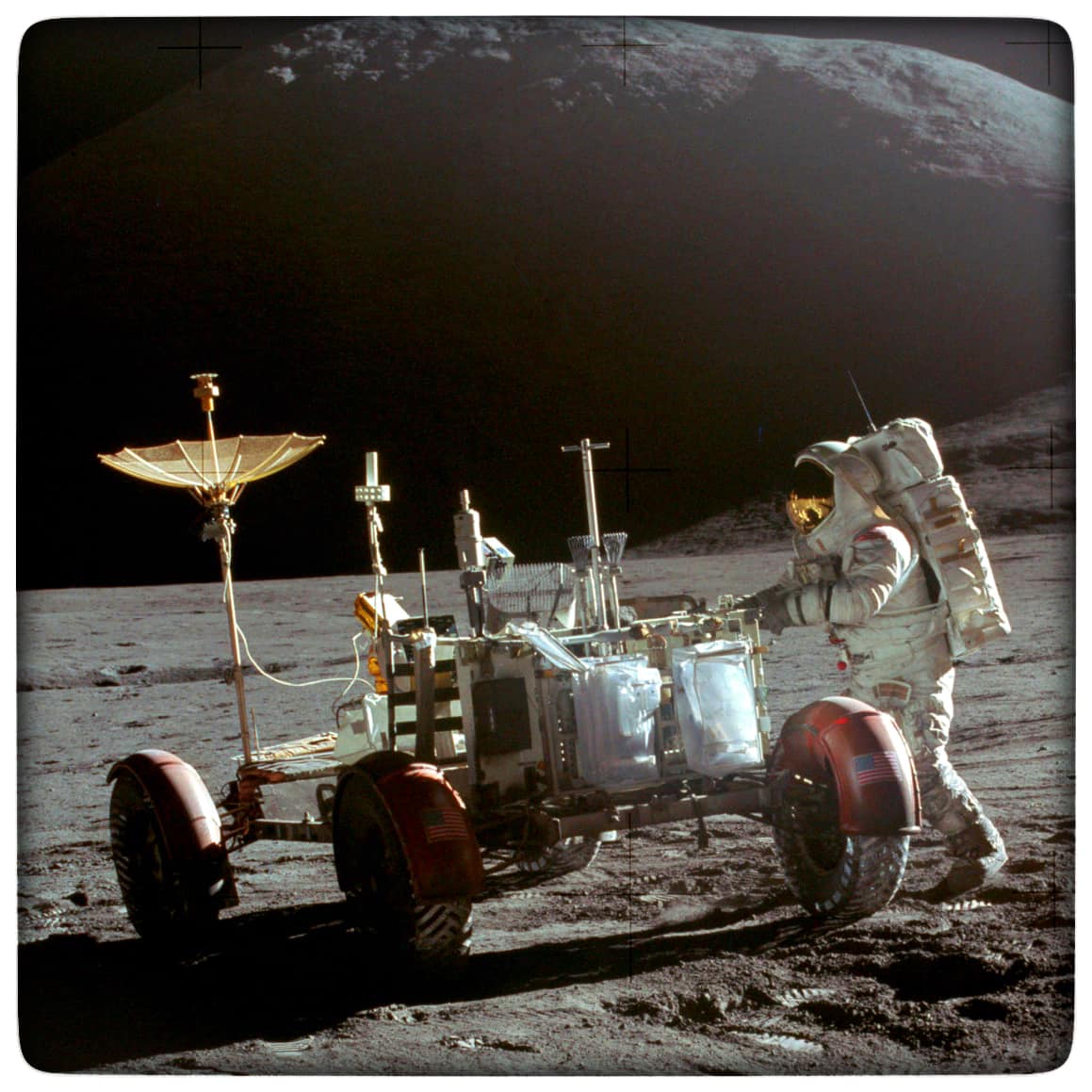 The Lunar Roving Vehicle (LRV) was... - Danger Ranger Bear | Facebook