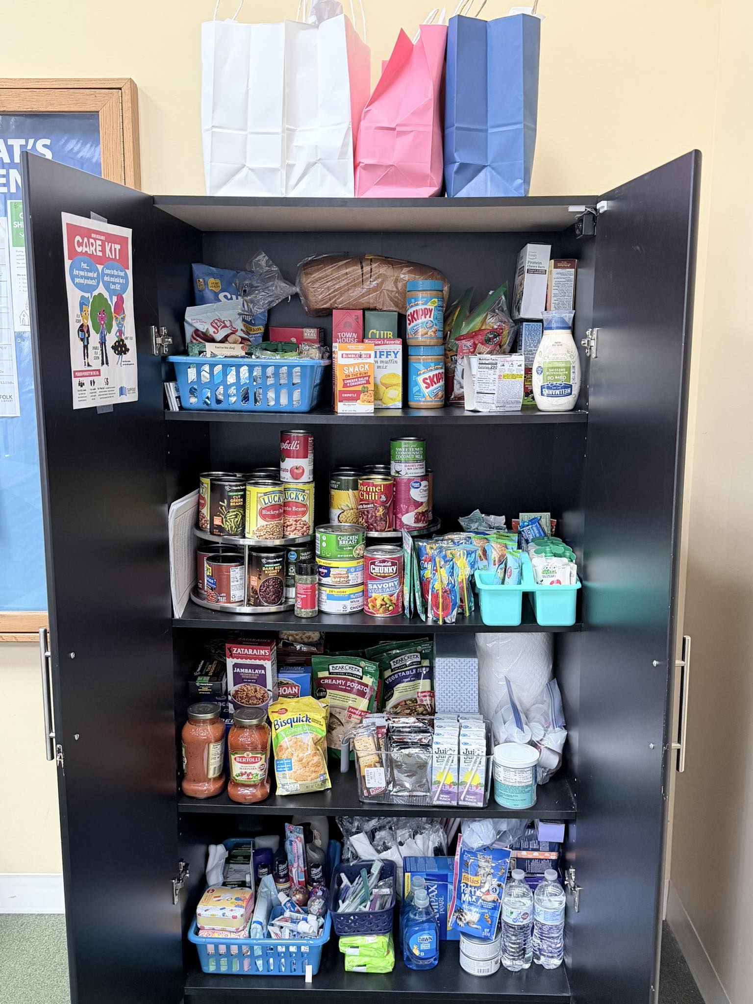 Full Plate Project | Updated pantry inside North Suffolk Library right ...