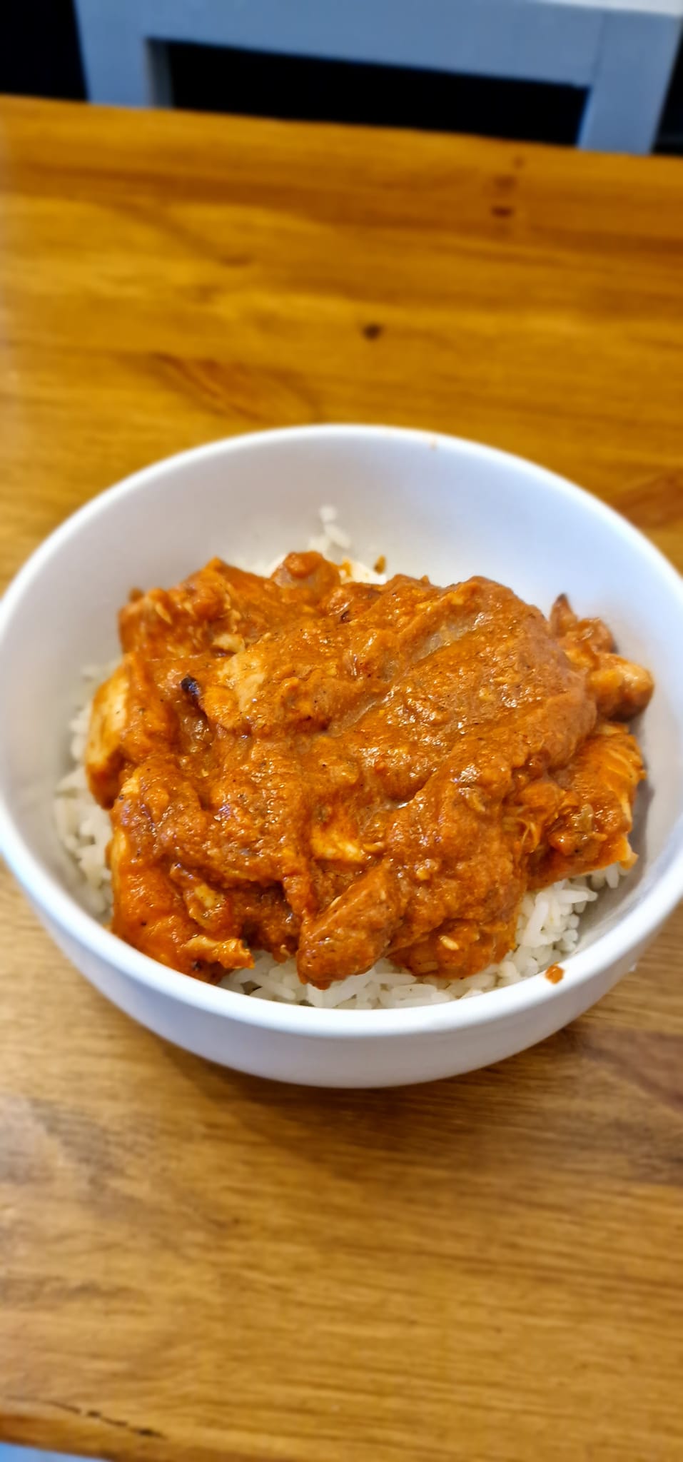 Chicken tika masala made from scratch on ninja max . Even the