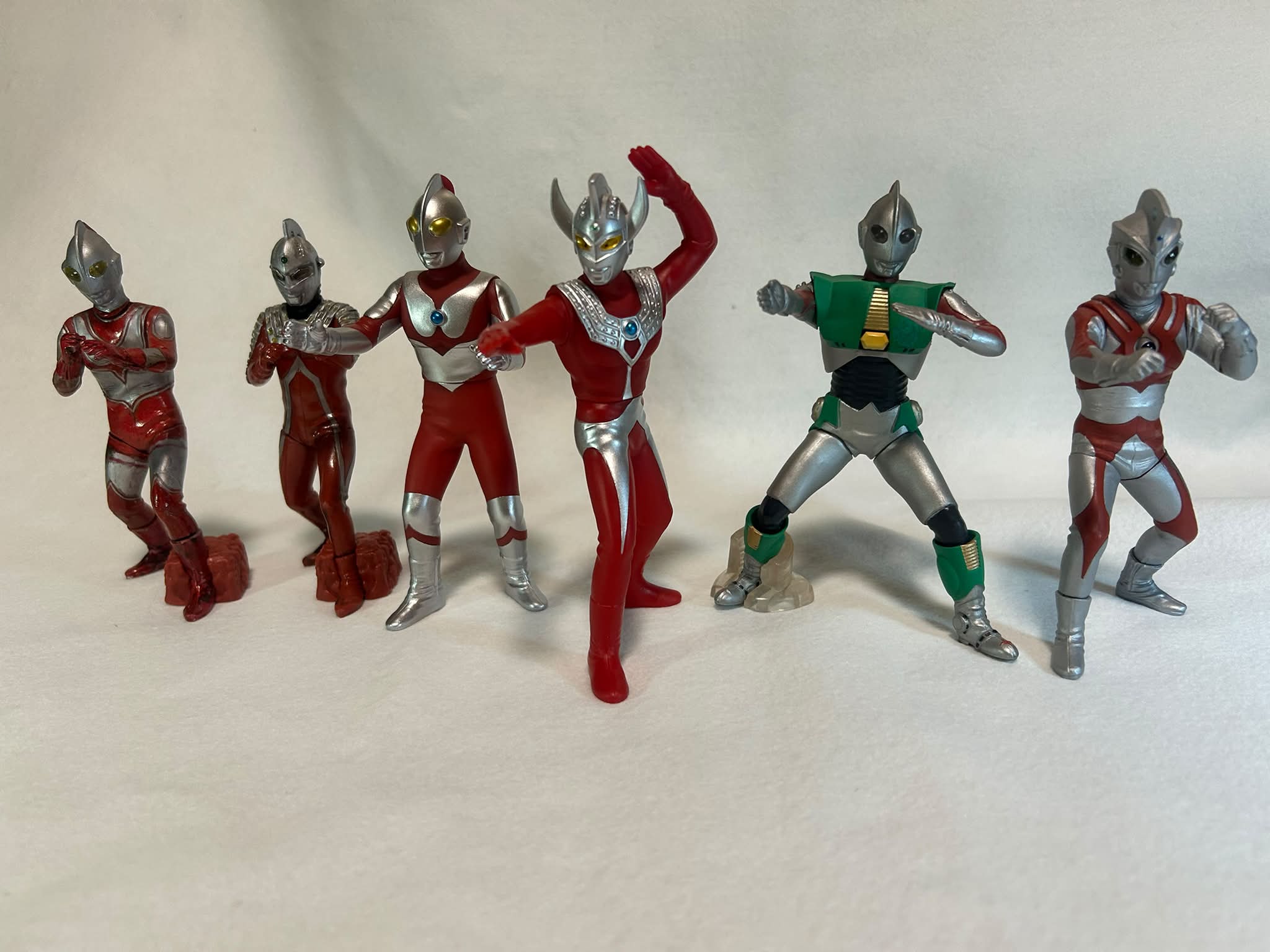 我らウルトラ6兄弟 アルティメットルミナス塗装&ソフビ