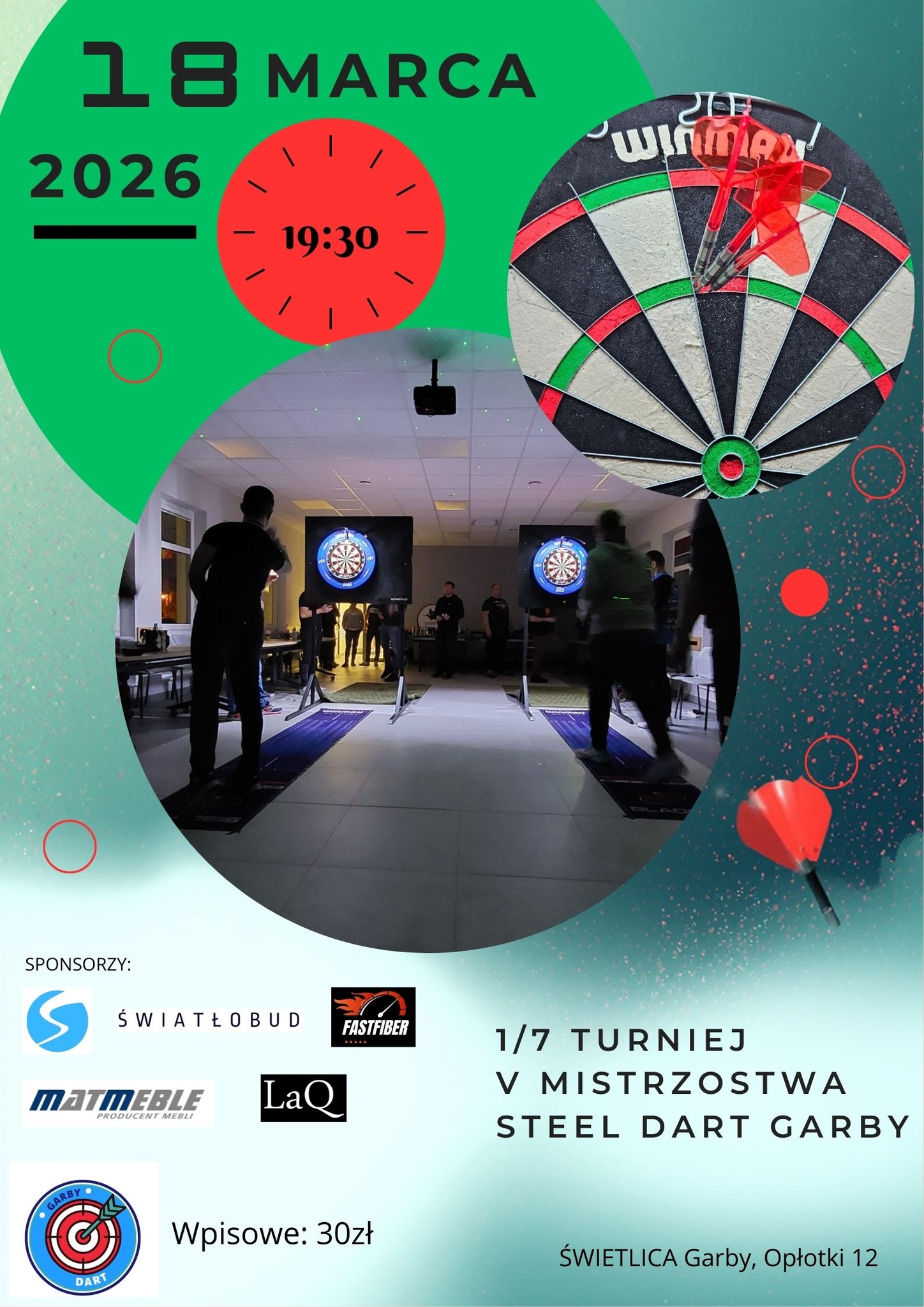 V MISTRZOSTWA STEEL DART GARBY 🎯 Turniej 1/7