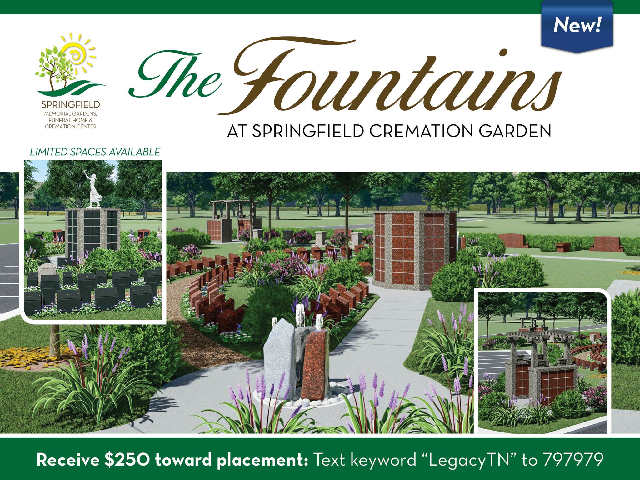 Springfield - The Fountains at Springfield cremation garden was created ...