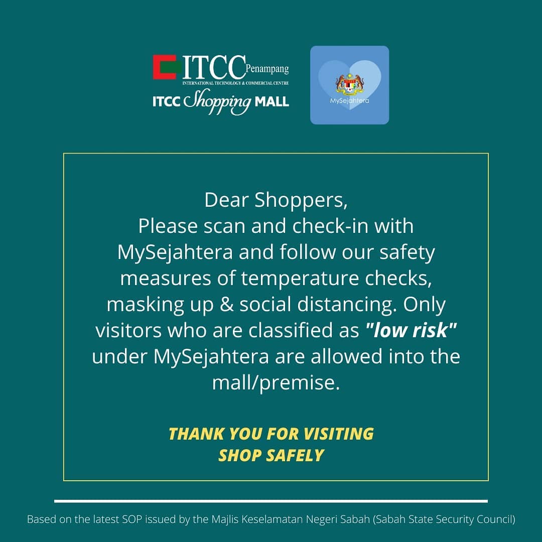 📢 [ANNOUNCEMENT] 📢 Dear Shoppers, Please scan and check-in with ...