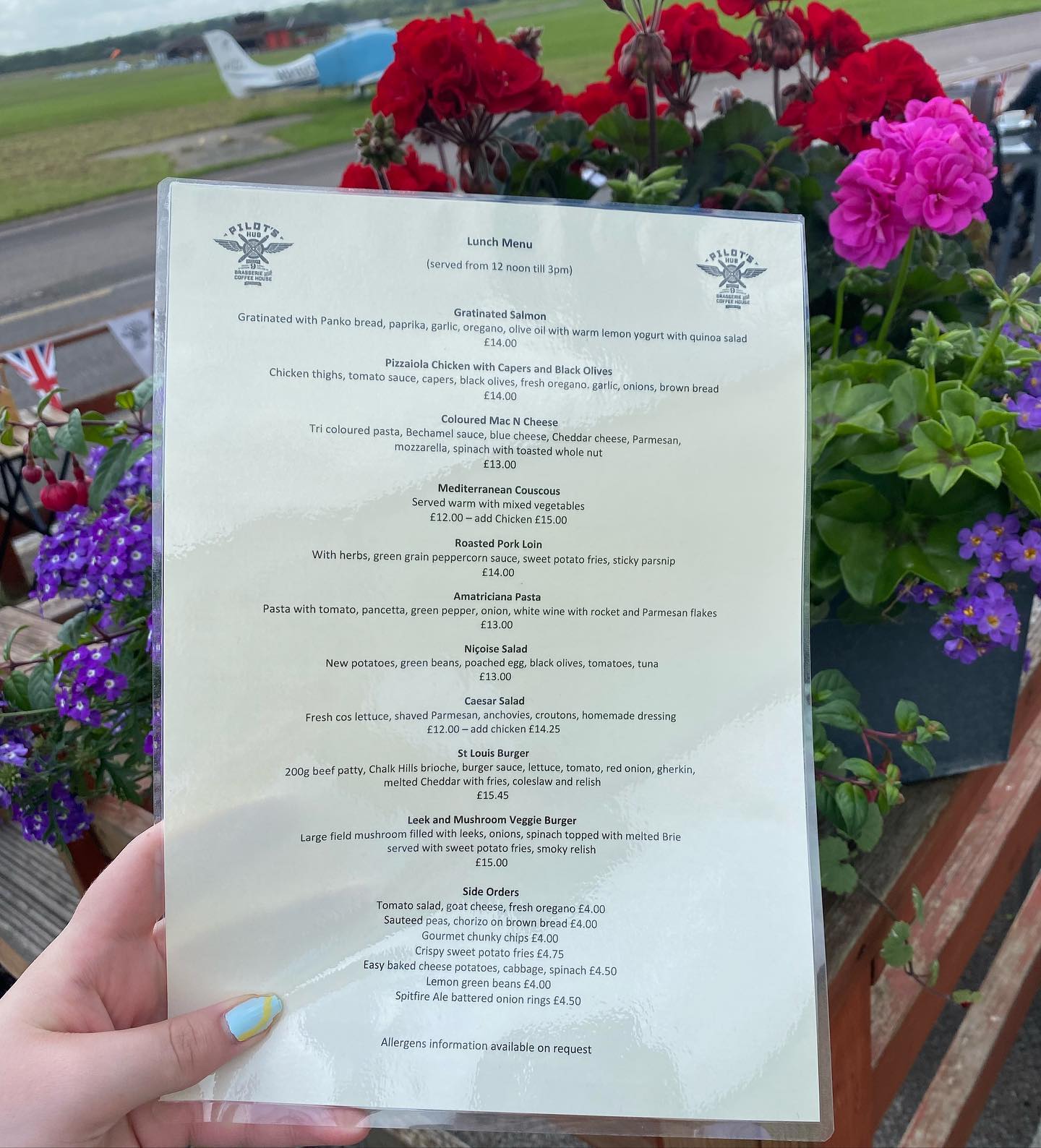 The Pilot's Hub - Introducing our BRAND NEW menu as from...