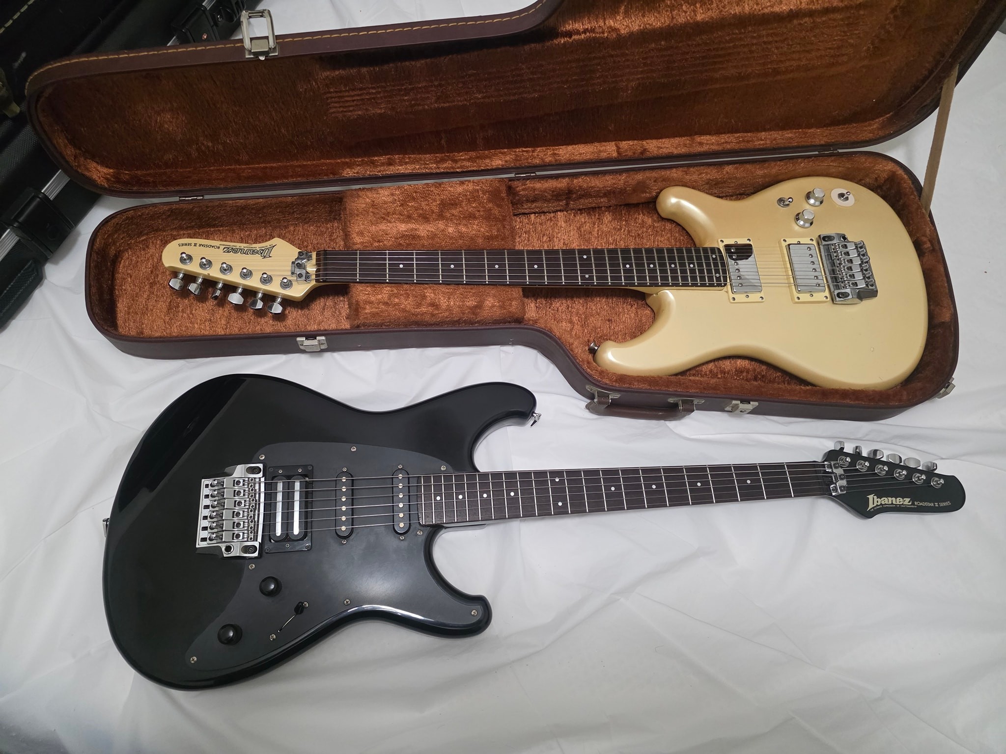 Special Ibanez guitars, including 1985 RS430 and 1998 RG7620