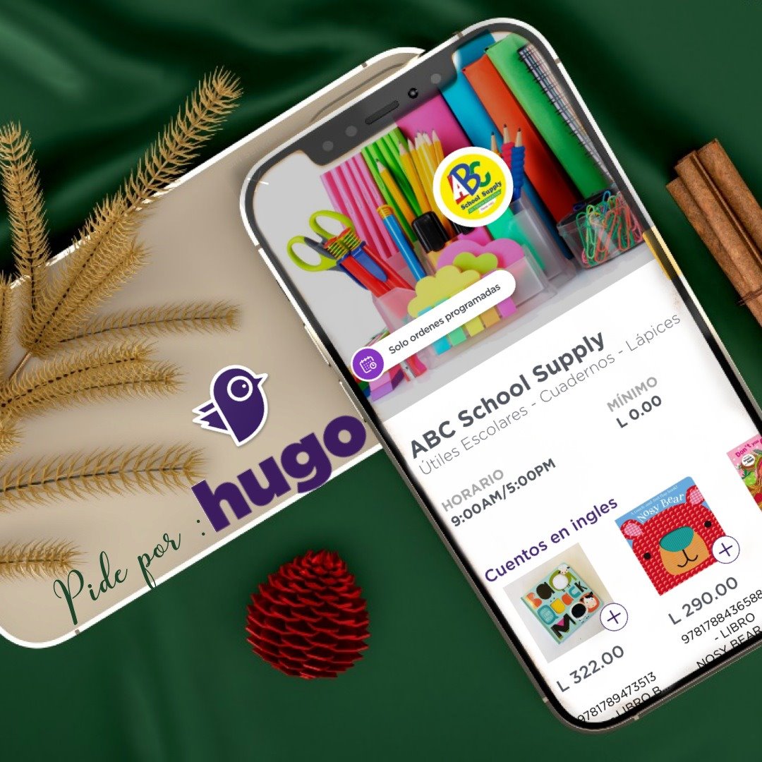 🛵Ordena por medio de la App Hugo todos... - ABC School Supply