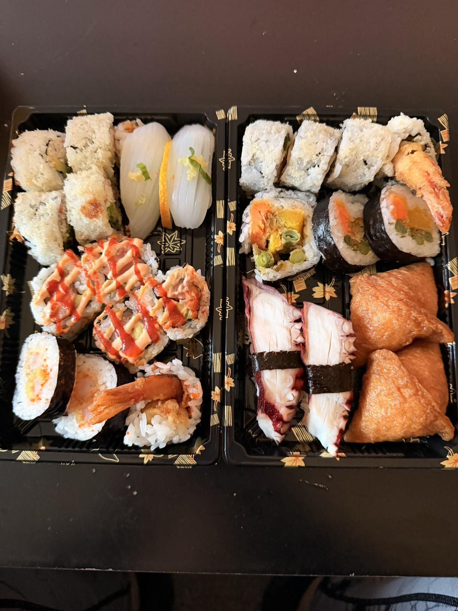 $5.99 sushi surprise bag from Tengu Sushi in Northgate (Seattle)