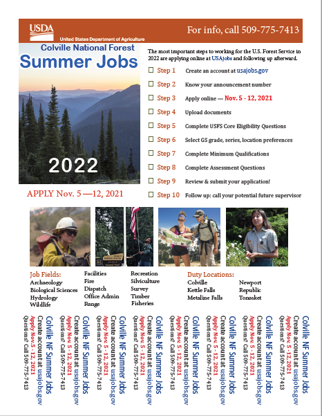 The Colville National Forest's... - WorkSource Okanogan | Facebook