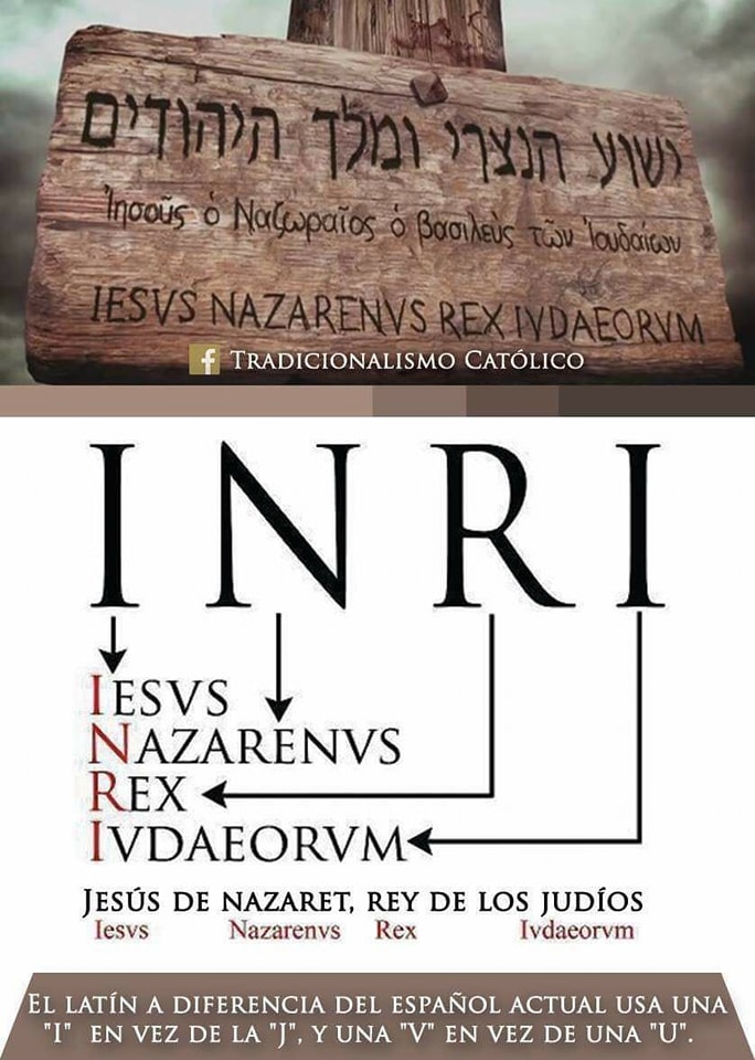 ¿Qué significa INRI? 📜 ️ Las letras se encuentran con frecuencia en la ...