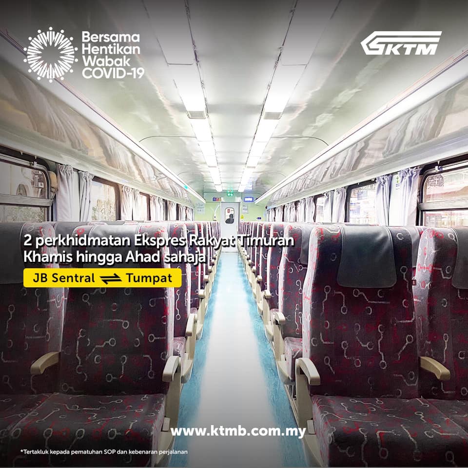 KTM Berhad - Perkhidmatan tren Ekspres Rakyat Timuran...