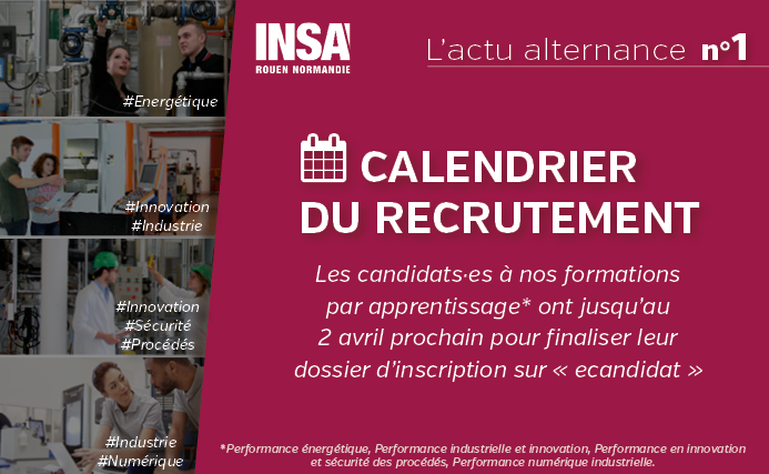 INSA Rouen Normandie - [APPRENTISSAGE] Candidats, entreprises, la ...