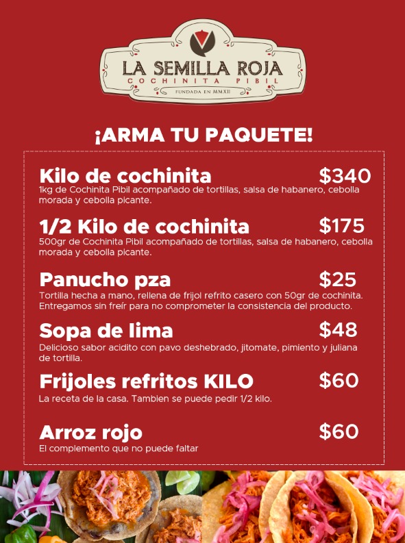 La Semilla Roja - Este fin de semana toca comer cochinita pibil. ¿Se te ...