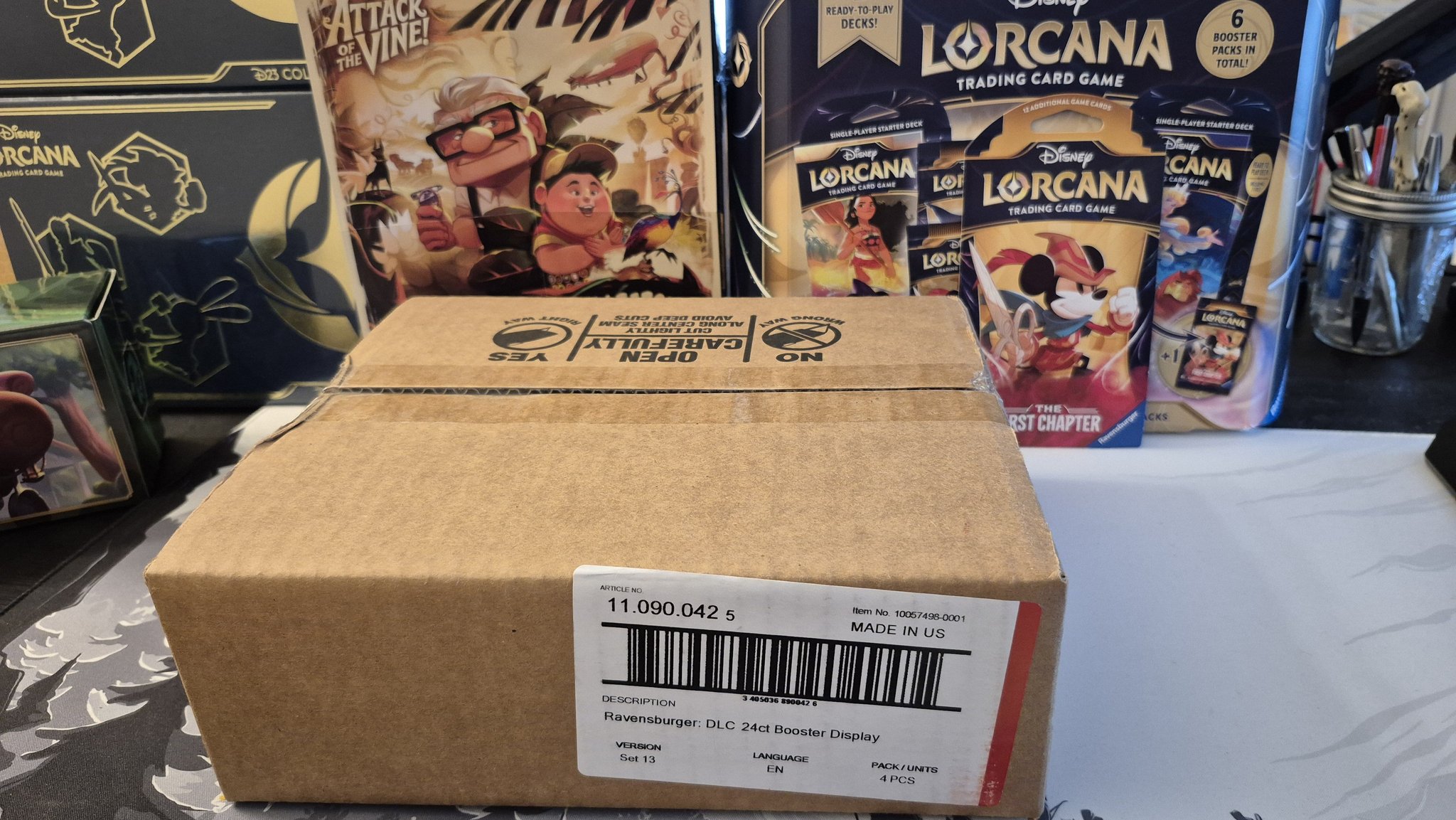 lorcana booster box opening Disney TCG Ravensburger Lorcana: Archazia's Island -