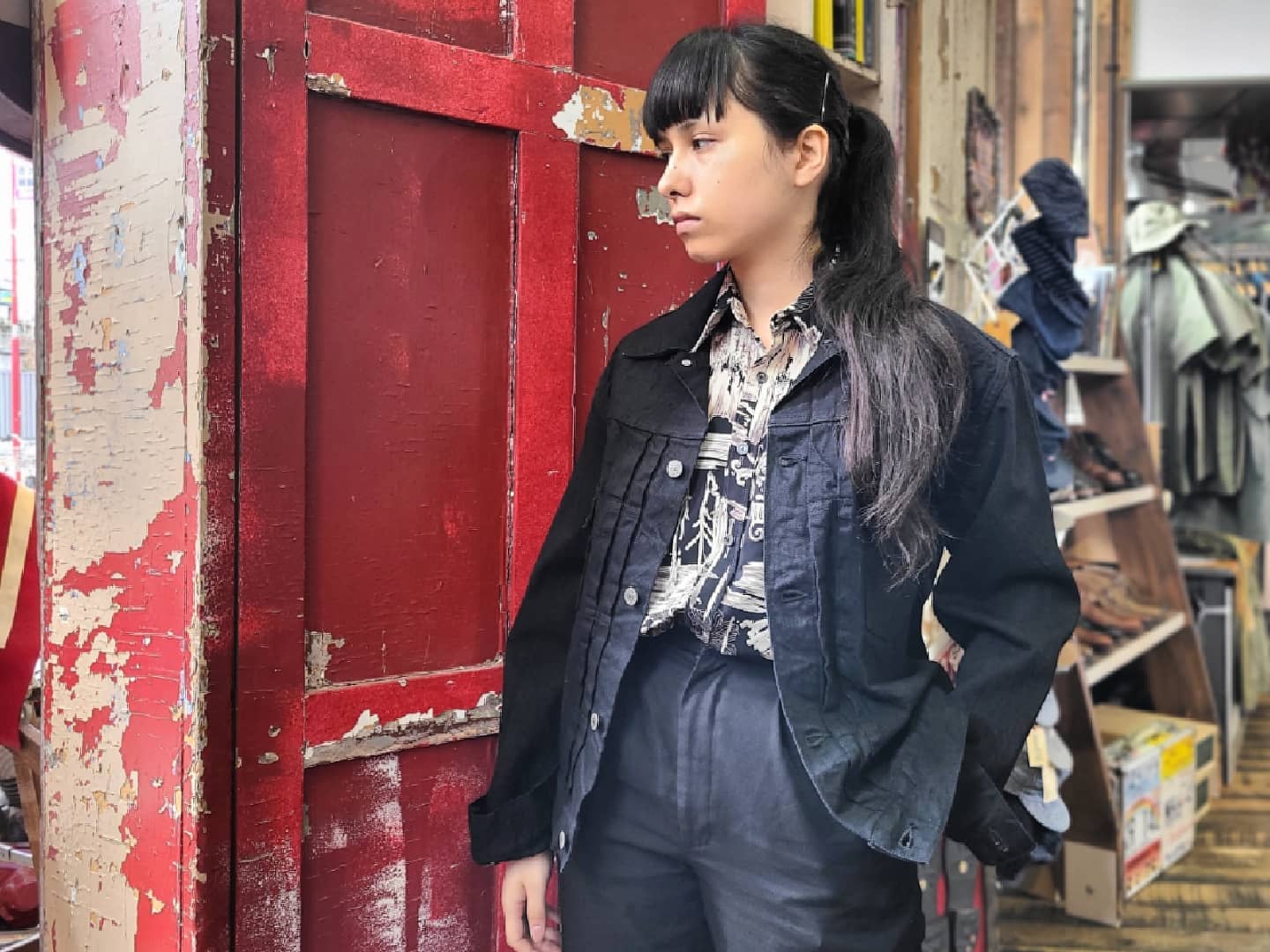 SUGAR CANE】 Lot.SC14601 13oz. BLACK DENIM JACKET 1953 MODEL 