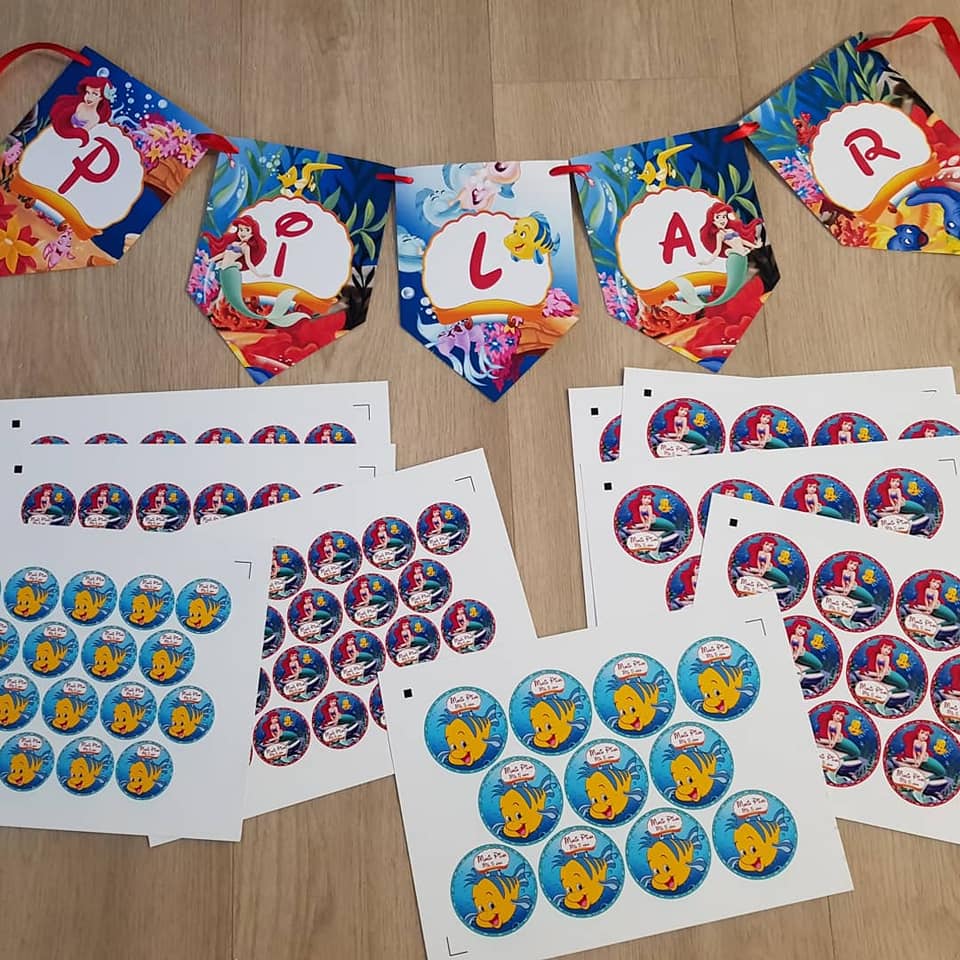 Matiz - 🦀Banderin con stickers para candy bar de la...