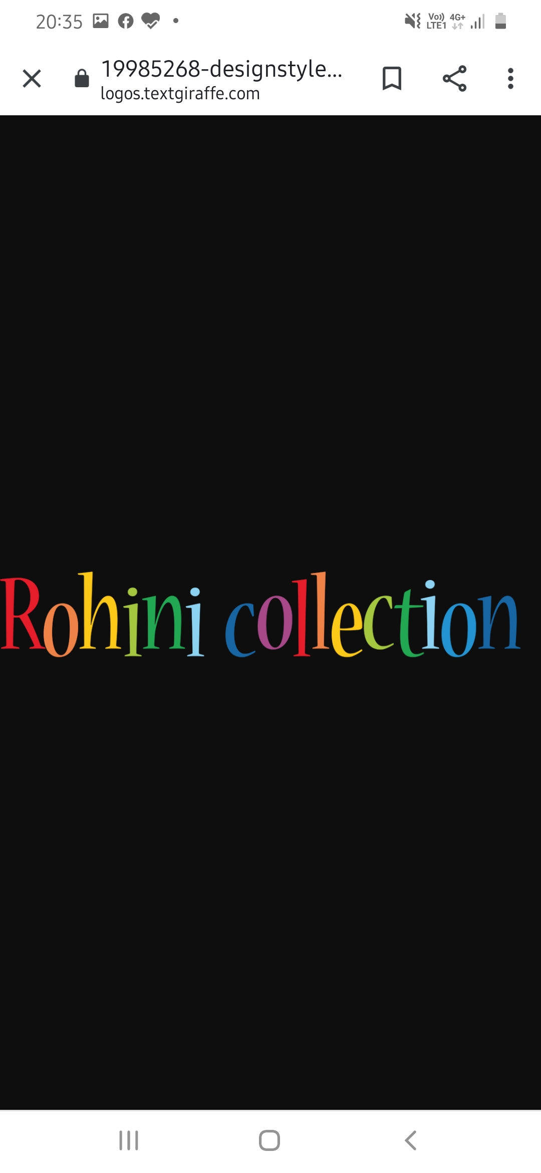 Rohini's collection