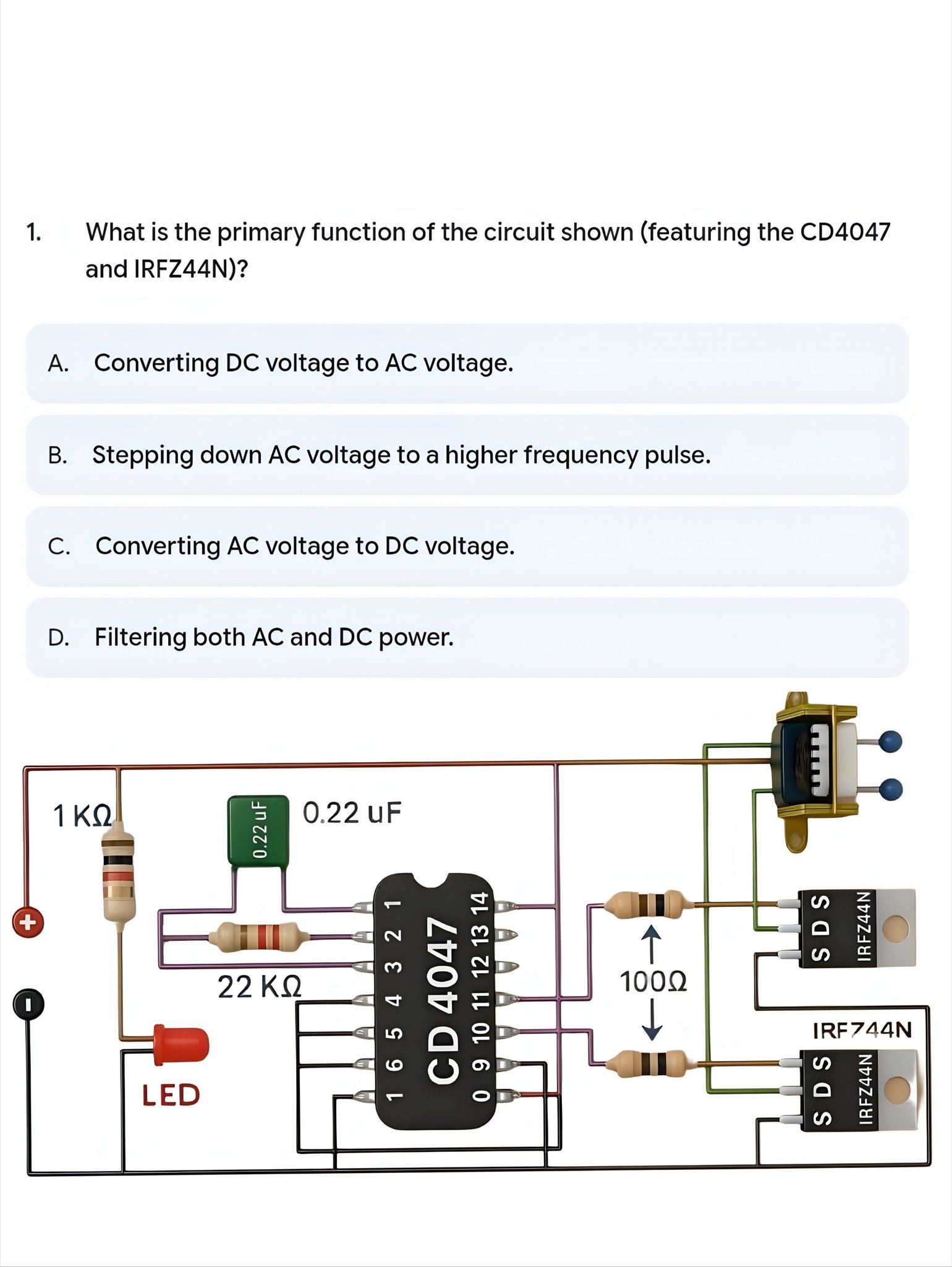 What are these electronic components?