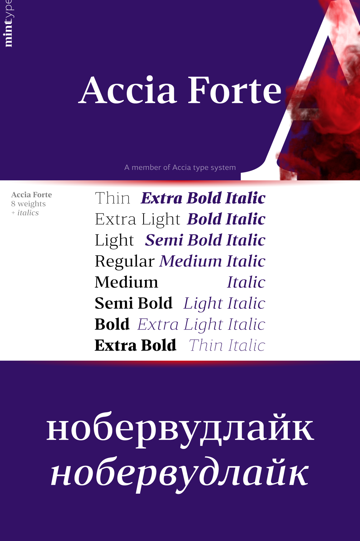 Rentafont - 🇺🇦 New typeface Accia Forte (16 fonts with 2...