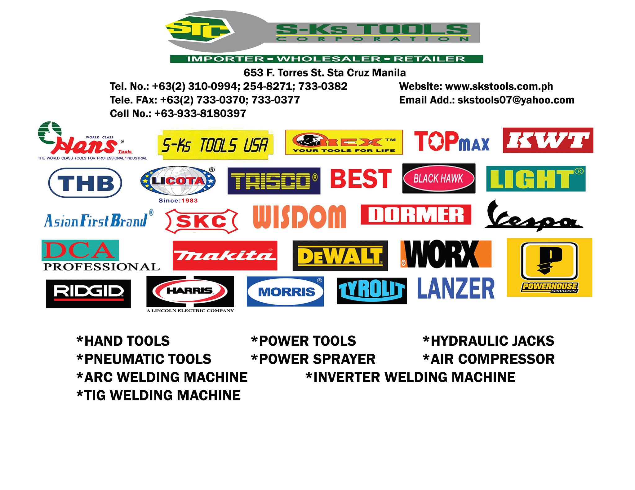 S-Ks Tools Corporation | Manila