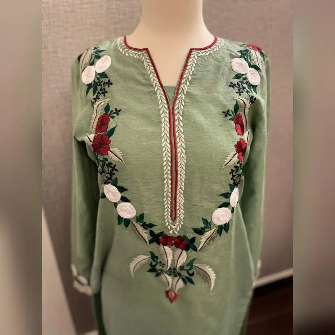 Fabric Kitchen - Our new karandi dress with attractive...