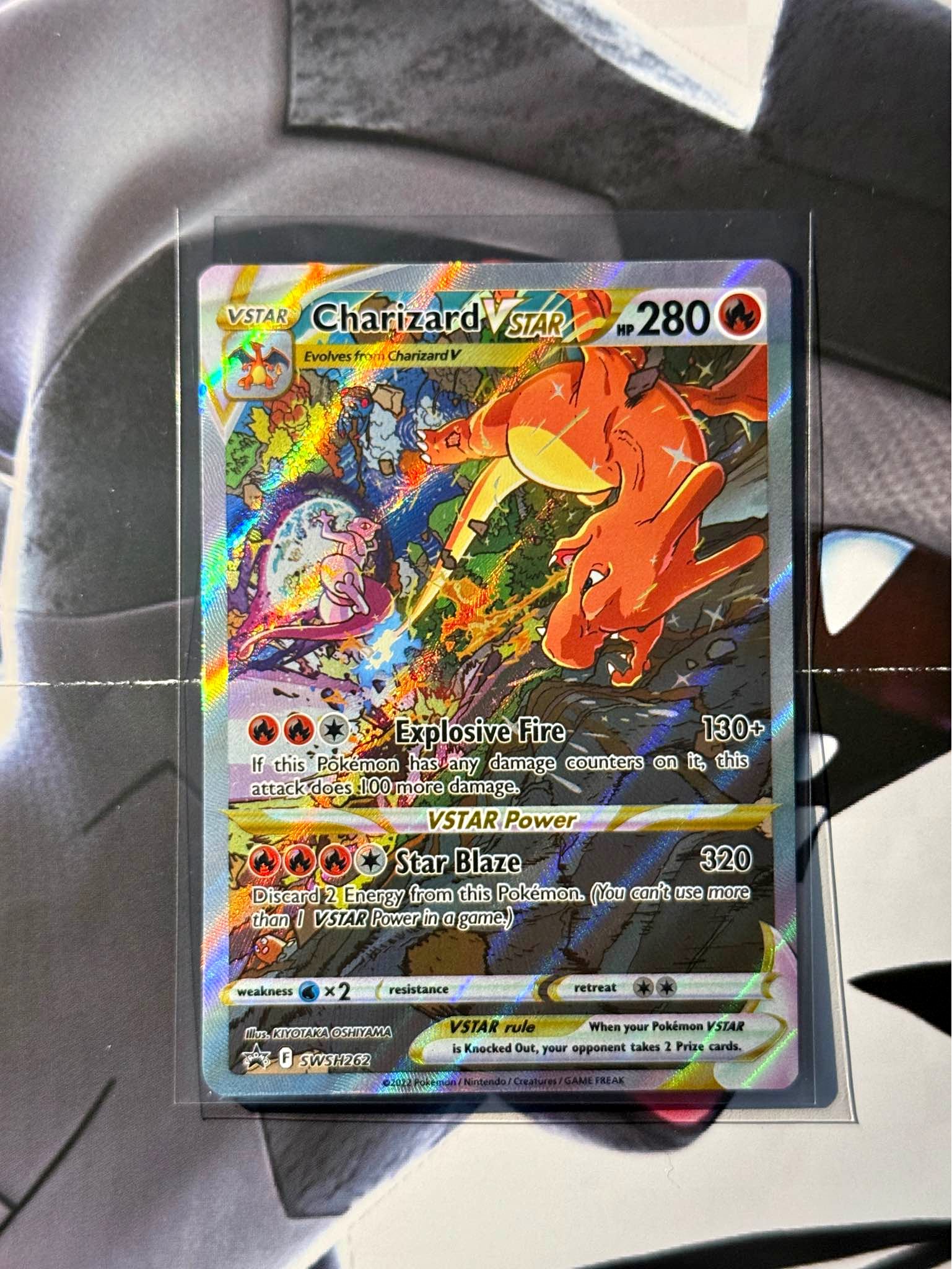 pokemon charizard vstar swsh262 promo card SWSH 262  TBC TCG Marketplace your opponent takes 2 Prize cards Pokemon Charizard VSTAR SWSH262 -